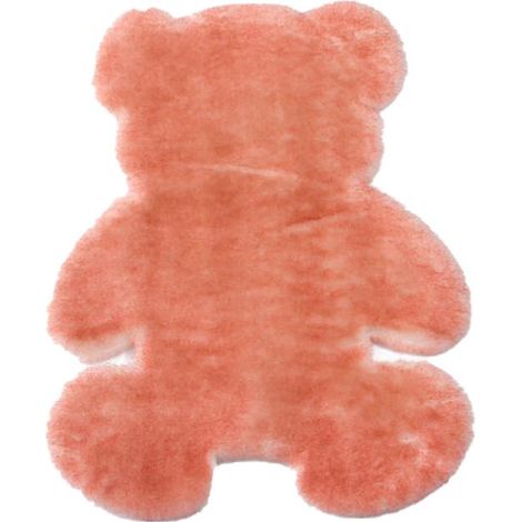 Ours Peluche Tapis Chambre Bay Fenêtre Faux Lapin Fur Rug Door Mat (1/3)