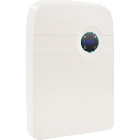 HAUTOUR Mini déshumidificateur 1800 ml - Écran tactile LED - Petit déshumidificateur électrique silencieux - Avec minuterie contre la nuit et télécommande - Pour cave, salle de bain (1/5)
