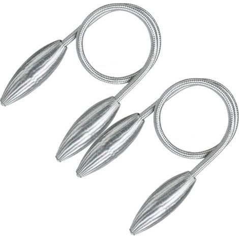 Fermacravatte ovali per tende decorative (1 paio) (1/5)