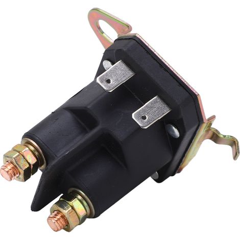 12V Solénoïde de Démarrage 2 Bornes 532138406 Structure Compacte Remplacement Husqvarna (1/5)