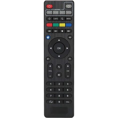 Télécommande Tvip, télécommande ABS noire pour téléviseur et décodeur TV, compatible avec les modèles Tvip412, Tvip415, Tvip605 et Tvips300. (1/5)