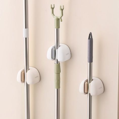 3er-Pack Wandhalterungen, ABS-Wandhalterungen für Zuhause, Küche, Bad, Garage, Garten, Beleuchtung (1/4)