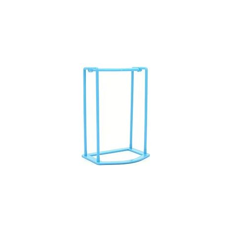 Scaffale portaoggetti portatile in plastica per armadi, scaffale in plastica resistente, contenitore per lavanderia (rosa) - Crezuo