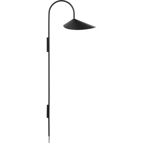 [GEBRAUCHT] B-Ware Ferm Living Wandleuchte Lampe Wandlampe schwarz Metall Kabel 260cm Stecker C (1/2)