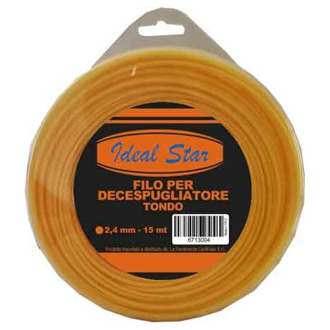 FILO PER DECESPUGLIATORE TONDO CARDINALE Ø 4,0 mm x 15 mt