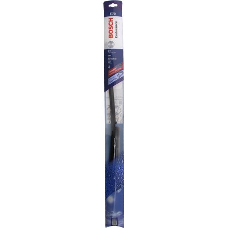 Bosch – Balai essuie-glace plat Endurance E70 – Adaptateur multi-clip pour fixation universelle – Essuyage silencieux et performant – Design ultra plat (1/5)