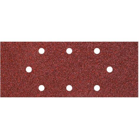 Wolfcraft 5 Fogli abrasivi perf.grana 180 93x230mm