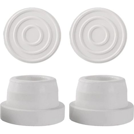 Lot de 4 Pare-Chocs en Caoutchouc pour éChelle de Piscine, pour Tube D'éChelle de 1,90 Pouces pour ProtéGer le RevêTement de Piscine, Couvre-Pied D'éChelle (1/5)