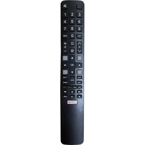 Ersatzfernbedienung kompatibel mit TCL Thomson RC802N. TCL Thomson Fernbedienung kompatibel mit TCL Smart TVs. (1/5)