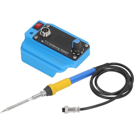 Station de soudage sans fil 18V 72W avec poignée et embout fer à souder électrique écran numérique 0,96 pouce kit (1/5)