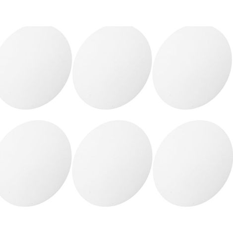 Lot de 6 Diffuseurs en PC Blanc pour Downlights, Feuille de Diffusion de Lumière Anti-éblouissement Offrant une Lumière Douce, Accessoire D'éclairage pour Projets DIY (1/5)