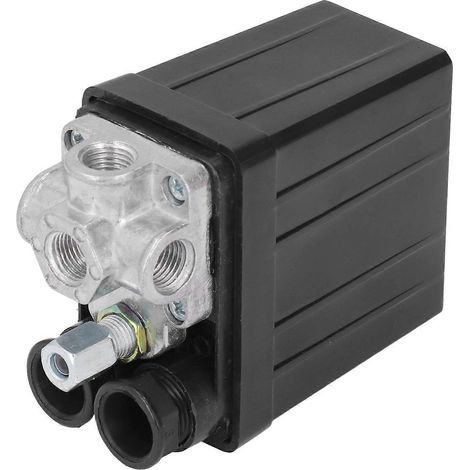 Pressostat automatique pour compresseurs d'air, 4 trous, 90–125 PSI, accessoires 220 V/380 V (1/4)