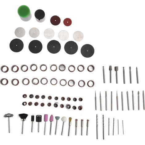 Kit 141 pièces accessoires outil rotatif universel, set multifonction pour outils électriques polyvalents. (1/5)