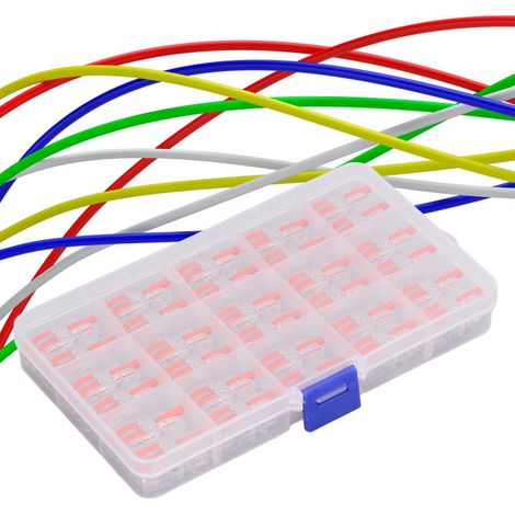 Répartiteur/connecteur de câble transparent DF-12 (30 pièces par ensemble) (1/5)