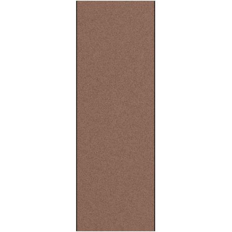 Zerbino d'ingresso moderno rettangolare 120 x 350 cm con retro antiscivolo interno in poliammide marrone 020057983