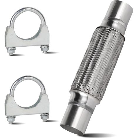 Tuyau D Échappement Flexible - Acier Inoxydable 201 - 50 mm De Diamètre Intérieur - 200 mm X 300 mm - Pour Système D Échappement Automobile - 1 Pièce (1/5)