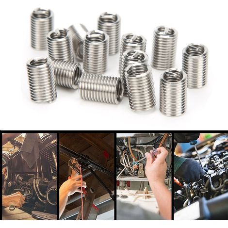 50 pièces de manchons de protection de filetage 3D standard US 5/16"-183D pour réparation de filetage (1/5)