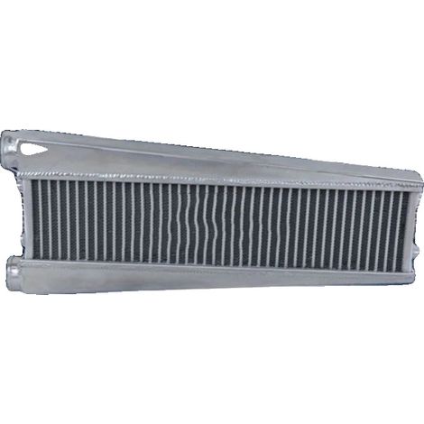 Intercooler, Matériau en Aluminium, Dimensions du Noyau 27"x6"x3", Taille d'Entrée 2.5", Taille de Sortie 2.5", Capacité 800HP (1/4)