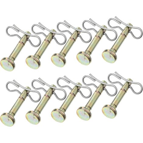 Lot de 10 boulons de cisaillement en métal pour souffleuse à neige et déneigeuse Pièces de rechange compatibles avec les numéros de pièces 738-04124 et 714-04040 (1/5)
