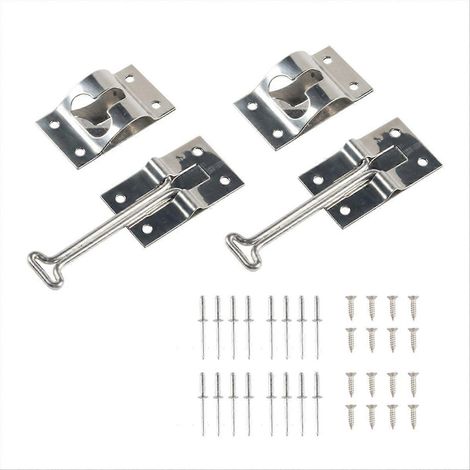 Wohnmobil-Türstütze, verbesserter geräuschloser Anhängertürverschluss, 10 cm (4 Zoll) (1/5)