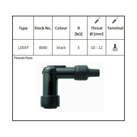 NGK Zündkerze LD05F (Code 8060) YBX