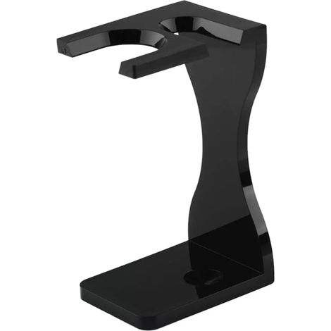 Soporte acrílico para herramientas de afeitado, soporte extraíble (brocha y maquinilla)