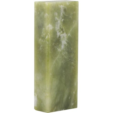 Pierre à aiguiser et à polir en jade vert naturel, grain 10 000. (1/5)