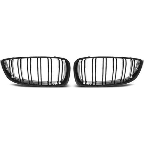 Grilles calandre BMW serie 4 F32/F33/F36 de 2013 a 2020 Noir brillant Double barre-27318100