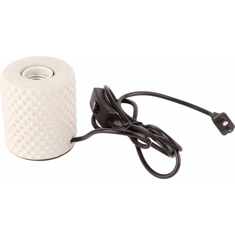 Pied de lampe de table vintage E26/E27, petit support en ciment avec interrupteur, pour éclairage décoratif, prise US 85-265 V (1/5)