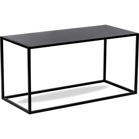 Nordlys - Table Basse Design Rectangulaire Industriel Moderne