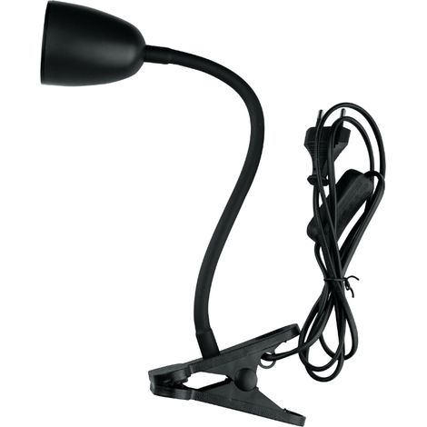 Lampada da scrivania con clip LED 4W 4000K nera DPM (1/5)