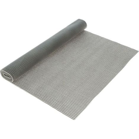 Tapis de sol anti-dérapant 50 x 150 cm, couleur gris, résistant, pour intérieur et usage quotidien, lot de 1 pièce (1/5)