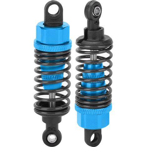 70 mm verstellbarer Stoßdämpfer aus Metall mit Federung für Traxxas Slash 2WD RC-Cars (Blau) (1/5)