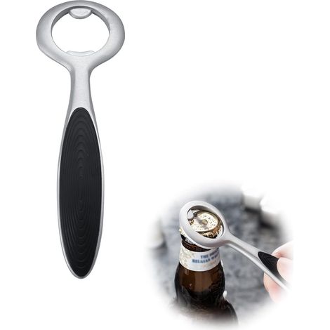 Lot de 2 ouvre-bouteilles ronds en alliage de zinc, décapsuleurs pour barman et apéritif, design amusant (1/5)