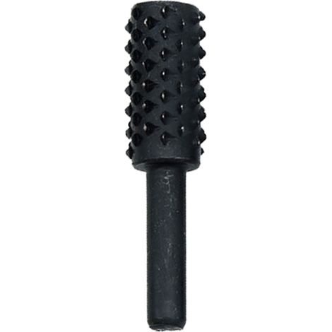 Ensemble de 5 limes rotatives en acier à haute teneur en carbone, à queue de 6,35 mm (1/4 po), pour le travail du bois, noires. (1/5)