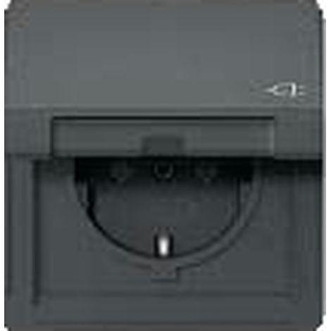 Gira Toma SCHUKO KD Gira TX44 Antracita [445467], 4454 67