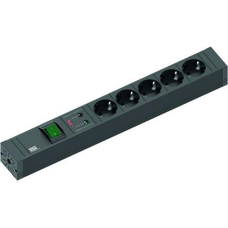 Bachmann CONNECT LINE multipresa nera 5 prese CEE7/3