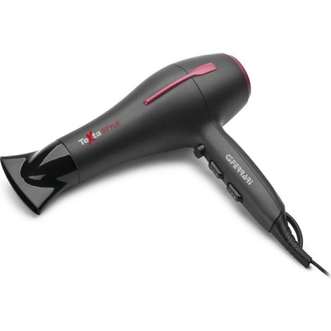 Texta Style Haartrockner 2000W mit Diffusor und Konzentrator, 30 x 28 x 9 cm