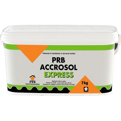 Primaire d’adhérence 7kg – Séchage rapide pour béton et plâtre – Prise rapide, sans solvant, réduction du bullage – Haute performance – PRB (1/4)