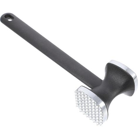 Attendrisseur de viande argenté à double face, maillet pour la cuisine (lot de 2) (1/5)