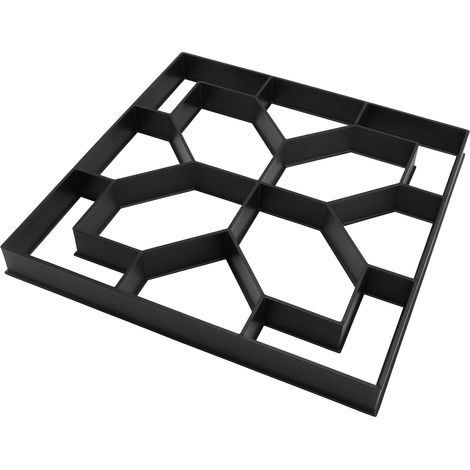 Moule coffrage béton 40 cm réutilisable pavage manuel jardin cour allée (1/5)