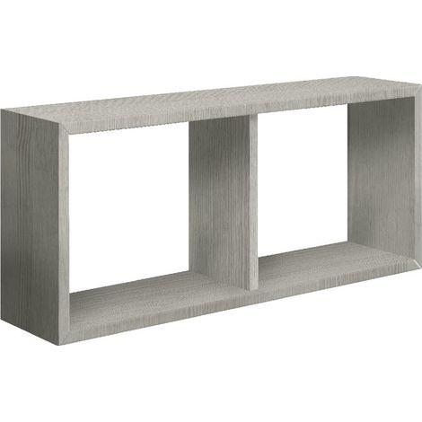 Étagère Décoration Murale - Salon, Chambre, Bureau - MDF, Chêne Gris 70 X 30 X 15,5