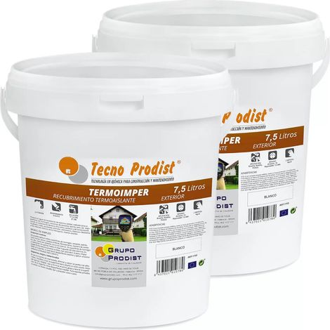 Tecno Prodist Termoimper - Pintura al agua Aislante Térmico Exterior (anti-fisuras)