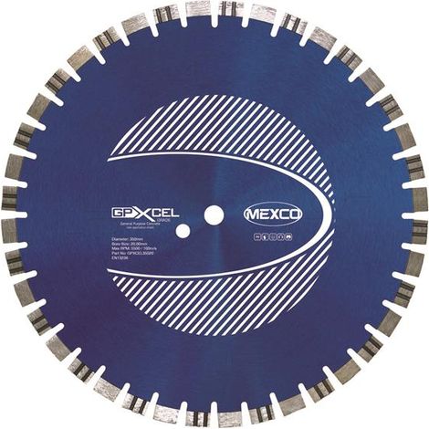 MEXCO XCEL Grade Concrete Diamond Blade 350mm x 20mm
