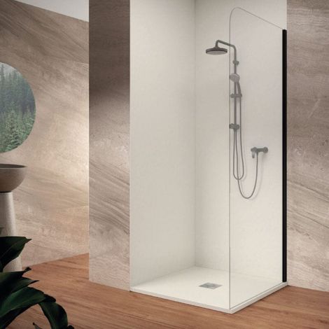 Panneau d'habillage mural pour douche NEXO blanc 80 x 80 cm