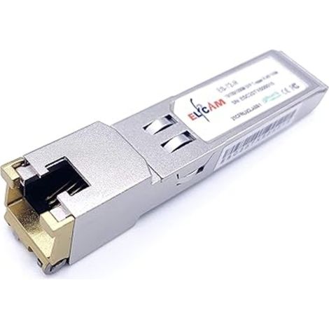 Elfcam - Lot 1 Module Transceiver SFP RJ45 Cuivre 1,25 Gbps - 10/100/1000Base-T, Haute Compatibilité Multi-Rate