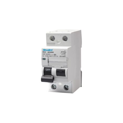 Disjoncteur Différentiel Bipolaire 40a Protection électrique Différentielle 40a - Revalco (1/2)