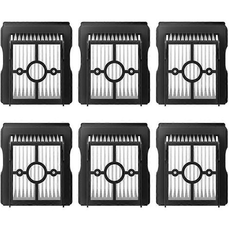 Lot de 6 filtres HEPA de rechange pour aspirateur eau et poussière S3 Island/F2 - Pièces de rechange pour un outil de nettoyage haute performance (1/5)