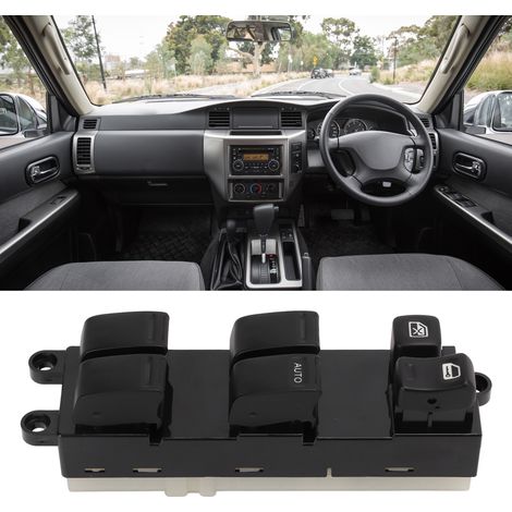 Interrupteur de lève-vitre côté conducteur 25401VD200 pour Nissan Patrol GU Y61 (1997-2017), 2 broches, conduite à droite. (1/5)