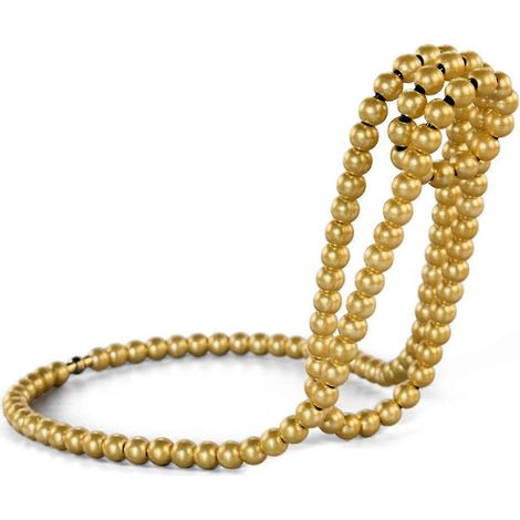 Perlenkette, hängender Flaschenhalter, Dekoration für drinnen und draußen, zauberhafter Luxusartikel aus Gold (1/5)